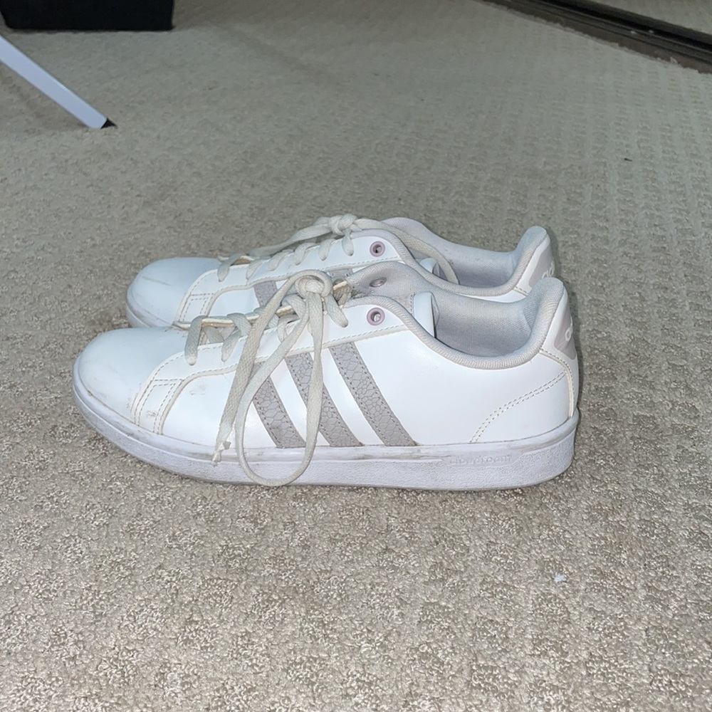 Lavender and white Adidas!